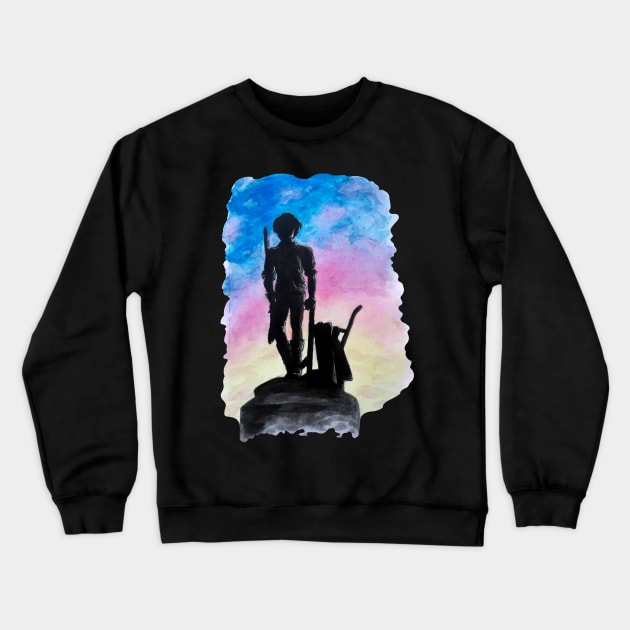 Farmer Soldier Crewneck Sweatshirt by Lady Lilac